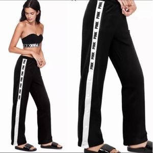 VS PINK Snap Track Pants